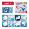Kids' 3D Geometric Sticker Puzzle: Creative DIY Craft & Painting Toy for Kindergarten