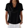 Women's Fashion Casual Color Casual Short-sleeved Top