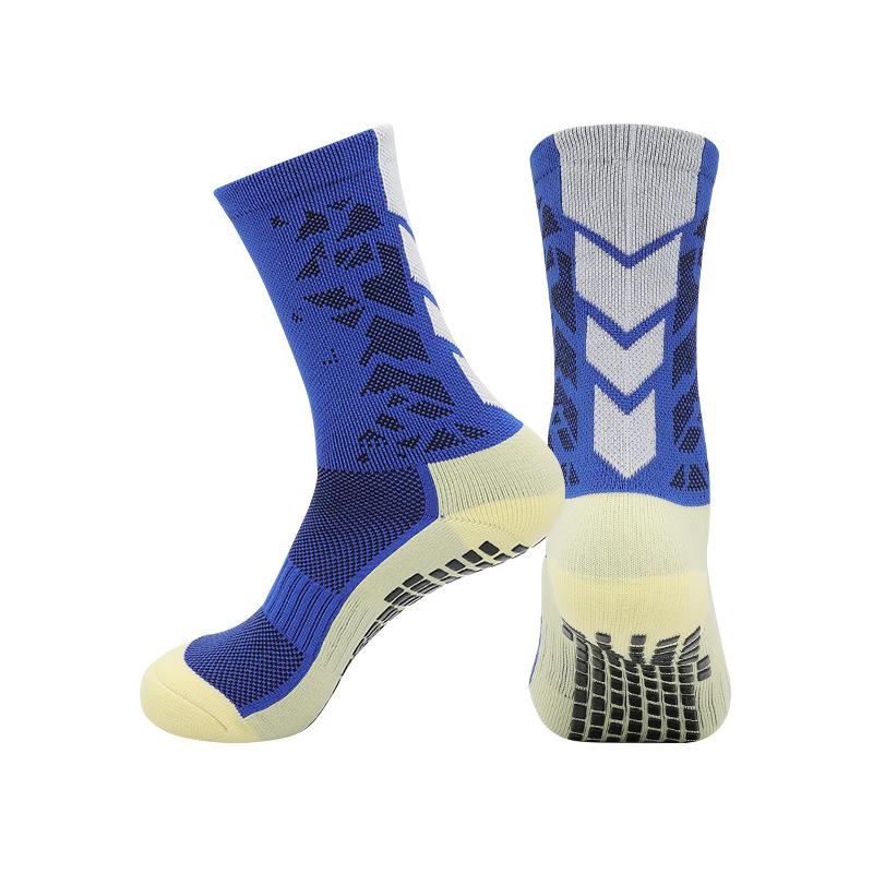 Temu Abriebfeste Socken mit Handtuchsohle Rutschfest für Laufen Sport Dämpfung Schweißabsorbierend Atmungsaktiv Dosiert Rutschfeste Fußballsocken