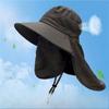 1 Pièce Chapeau de Soleil Amovible, Casquette de Baseball d'Extérieur Séchage Rapide Protection UV, Casquette de Protection Visage et Cou pour Pêche Équitation Escalade