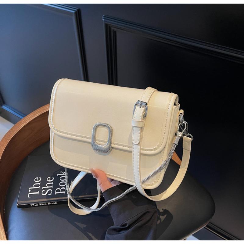 Portable Bowling Bag Women's New Spring and Summer Shoulder Messenger Bag High-end Versatile Small Square Bag