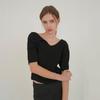 On On Unbalanced Neck Off Shoulder Knit Nek5mp521
