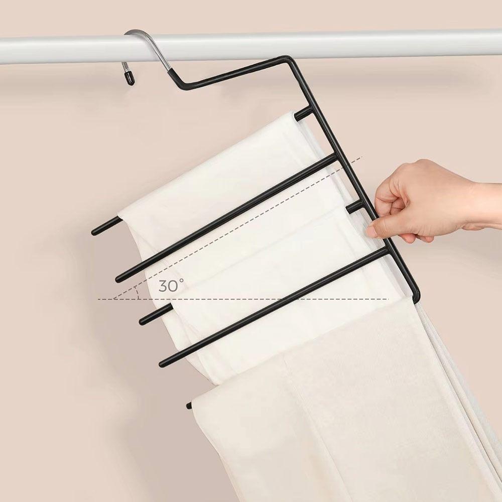 New Anti-slip Multi-Pants Hanger Both Wet and Dry Use Pants and Skirts Hanging Towel Rack Thickened and Reinforced Open Hanger
