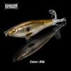 Kingdom Blyantfiskelokker 90 mm 110 mm Topwater Myk Roterende Spinning Tail Swimbbait For Seabass Lures Abbor Karpe Trolling
