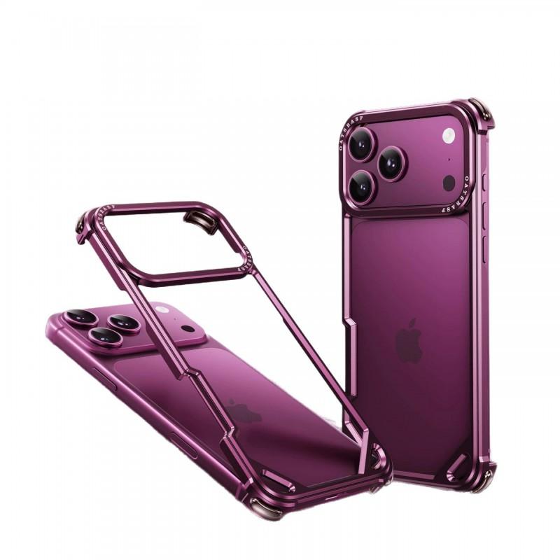 Metal Bumper Phone Case IPhone 18 Pro Max 17 Anti-Scratch Heat Dissipation Slim Protective Cover
