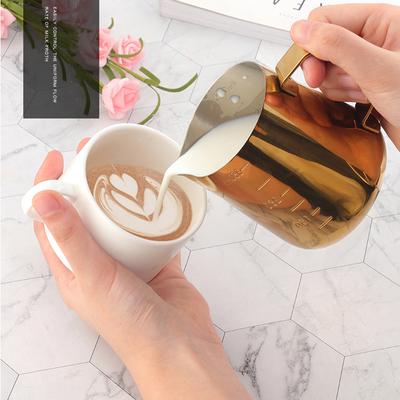 Dzbanek do kawy ze stali nierdzewnej Akcesoria kuchenne Dzbanek do spieniania mleka Espresso Cappuccino Kawa Latte Spieniacz do mleka Kubek