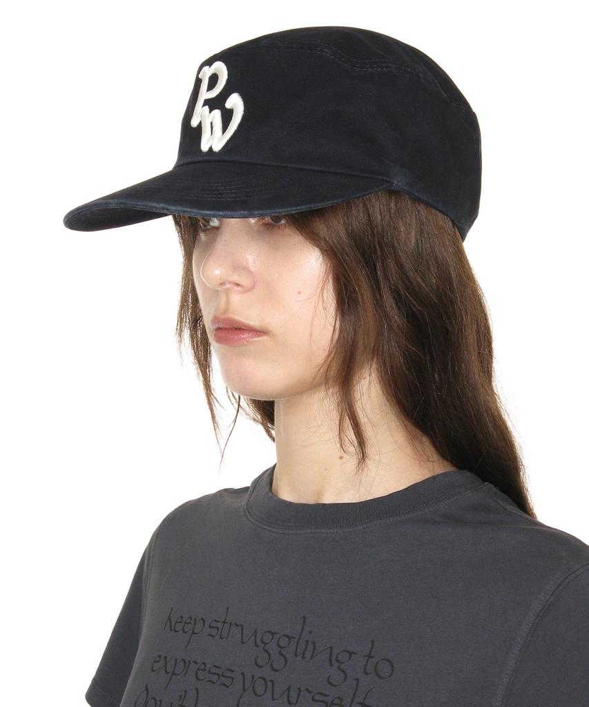 PARTIMENTO WOMEN Pw Symbol Pillbox Cap_Navy