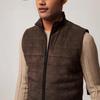 Mens Winter Fleece Vest Slim Fit Side Pockets Non-Hooded Daily Wear British Style