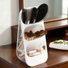 Desktop Cosmetic Organizer Makeup Brush Holder, Large Capacity Countertop Storage Rack, Suitable for Vanity, Bathroom, Bedroom