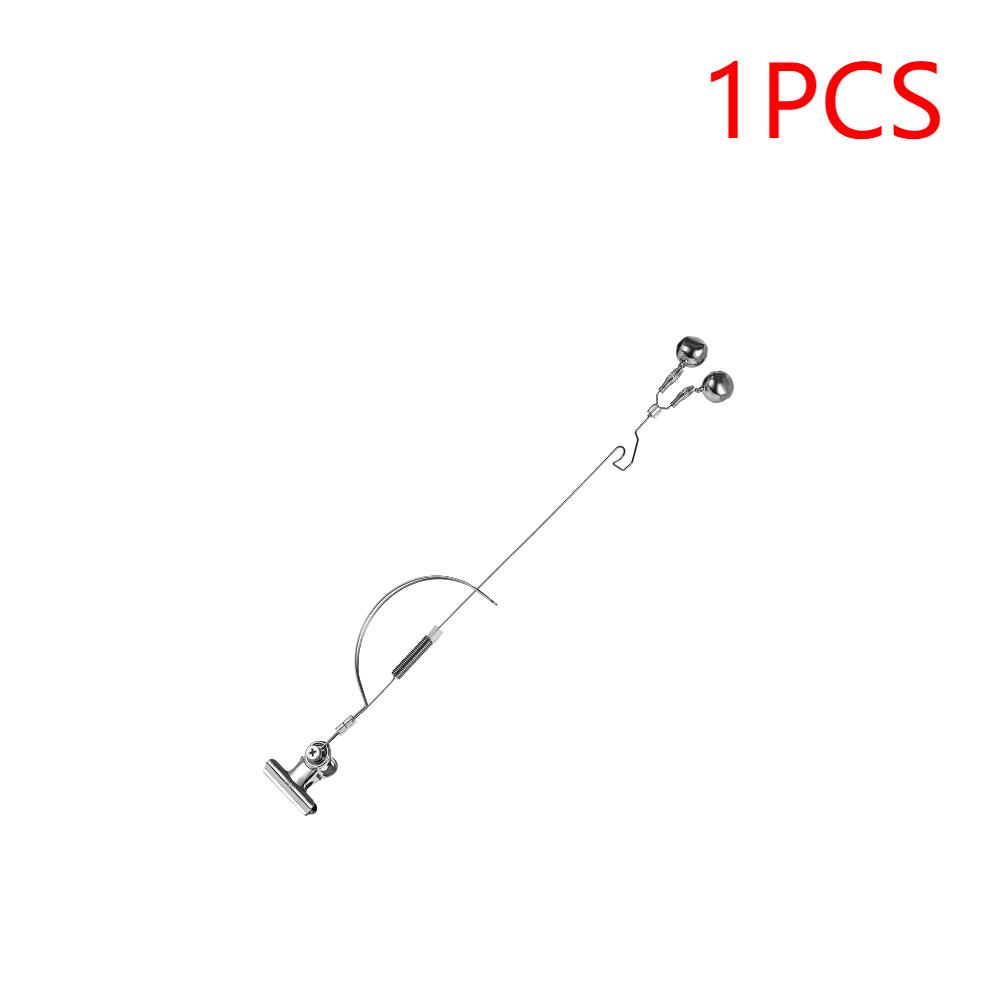 Fishing Rod Bite Bait Alarm Stainless Steel Night Fishing Alarm Bells Carp Tackle Anti-corrosion Anti-rust Fishing Equipment