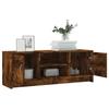 VidaXL TV Stand Smoked Oak 102x30x37.5 Cm Engineered Wood 823258