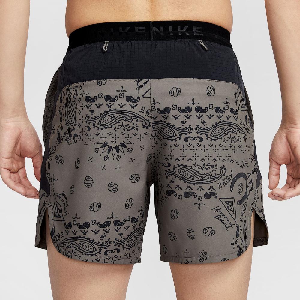 Nike Dri-Fit Trail Quick-Drying Versatile Comfortable Sports Shorts Men Shorts Cave-Stone Black HJ4175-289