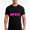Mcfly Logo (Pink) Tshirt Summer Casual Cotton Tee Oversized Streetwear Tops Vintage Graphic Print Loose Fit Short Sleeve