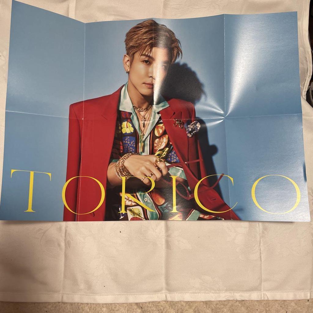 [USED] Takanori Iwata TORIKO MATE Exclusive Trading Card Poster (with creases)
