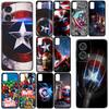 Cover for Samsung Galaxy S25 S24 S23 Fe Ultra Plus S7 Edge A05 A06 A16 A15 A35 Phone Case Captain America Marvel Shield