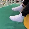 Adidas Originals Drop Step El C Leather Casual Slip-Resistant Shock Absorbing High-Top Kids Skate Shoes Kids Sneakers White HP7794