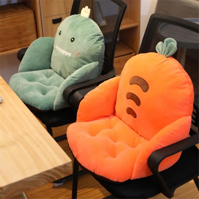 Semi-covered Cushion Sofa Cushion Fruit Animal Dinosaur Cactus Erha Carrot Chinchilla Cushion