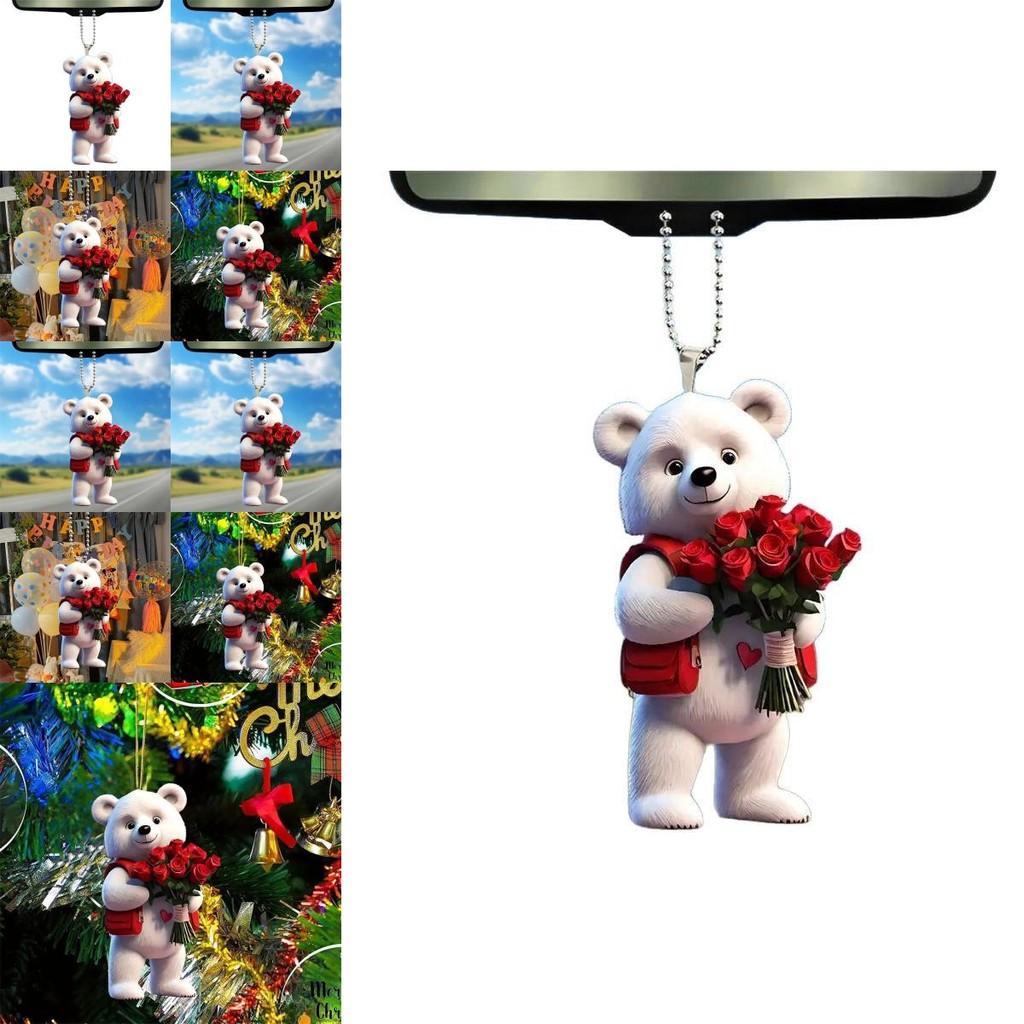 Acrylic Valentines Day Car Decor With Minimalist Style For Gift Car Interior Accessory