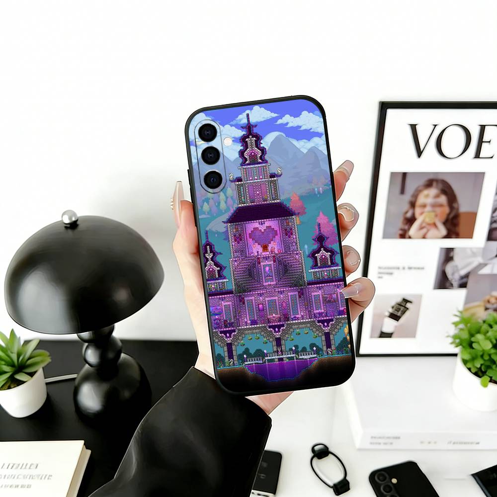 T-Terraria G-Spiel Handyhülle Für Samsung Galaxy A73,A72,A71,A70,A53,A52,A51,Weiche Silikon Schwarze Hülle