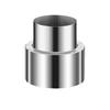 Stainless Steel Chimney Pipe Reducer for Stove Ducts Connects 120mm Diameter To 50mm Diameter for Heating and Cooling Systems