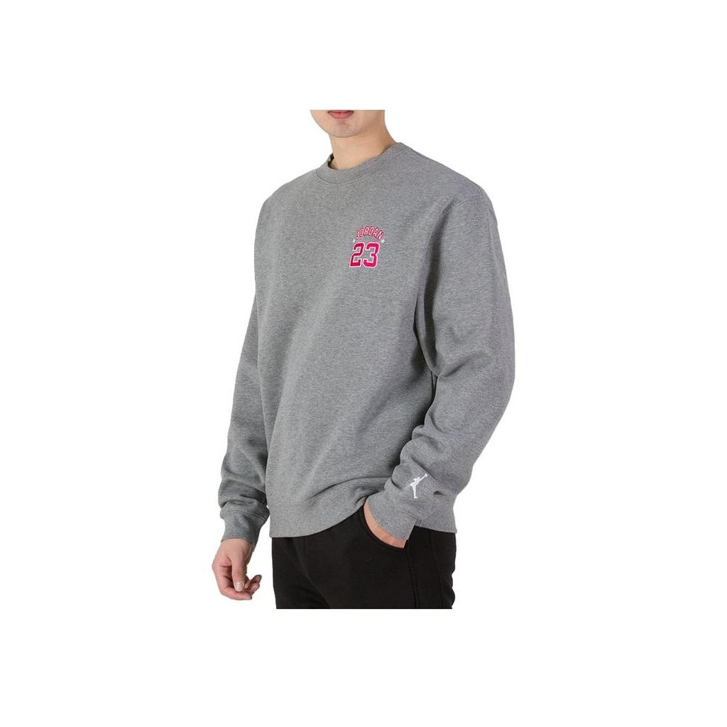 Jordan Sudadera Deportiva con Logo Bordado para Hombre Gris DR6421-091