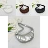 Trendy Soft Pu Dumpling Shoulder Bag For Everyday Use With Wide Comfortable Strap