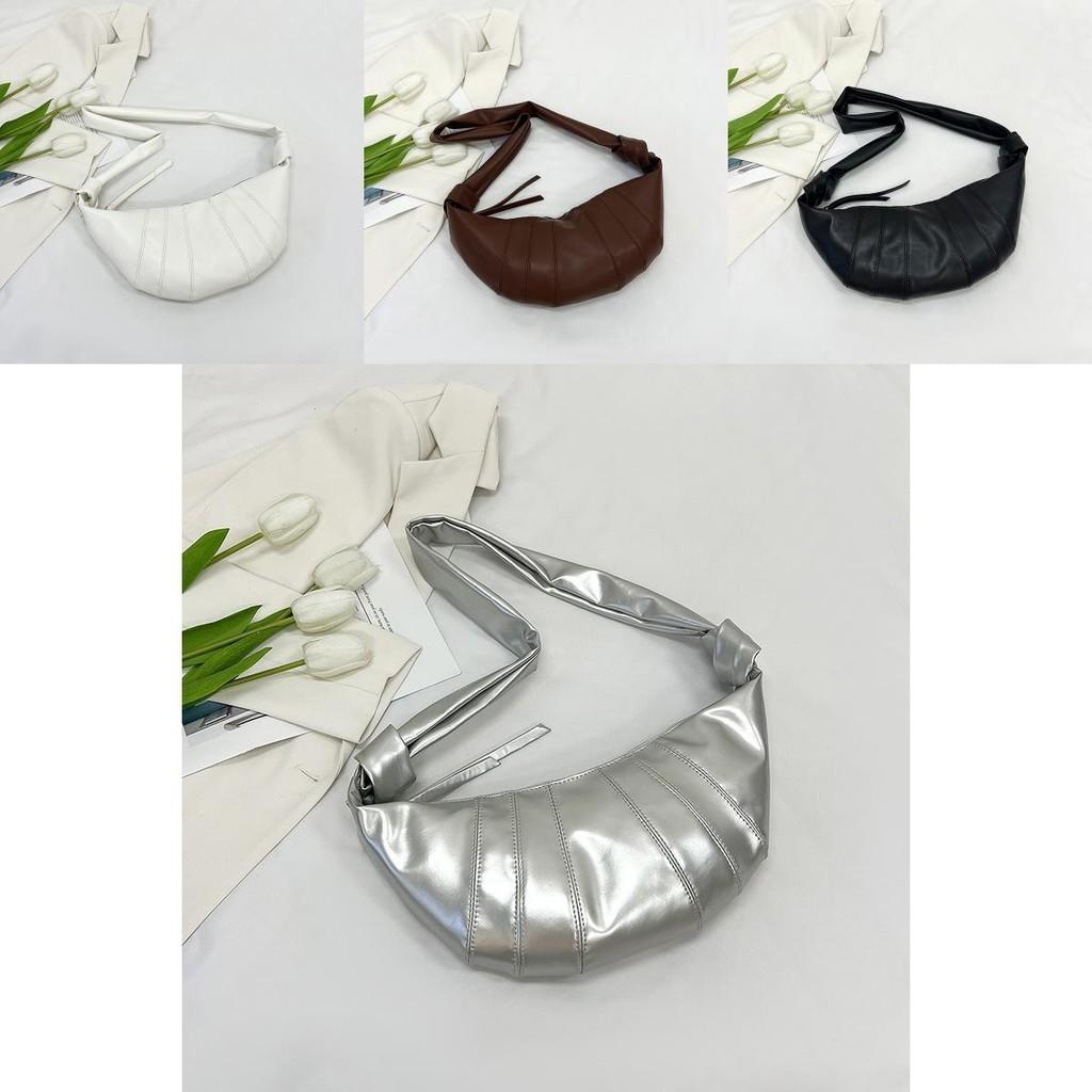 Trendy Soft Pu Dumpling Shoulder Bag For Everyday Use With Wide Comfortable Strap