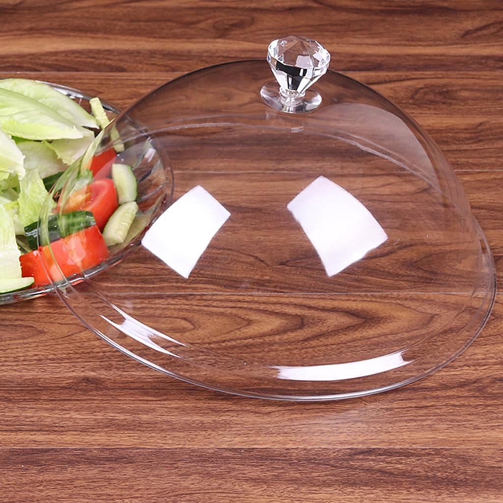 Household Acrylic Dish Covers Protective Insect-proof Transparent Food Cover for Vegetable Fruit Meal Food