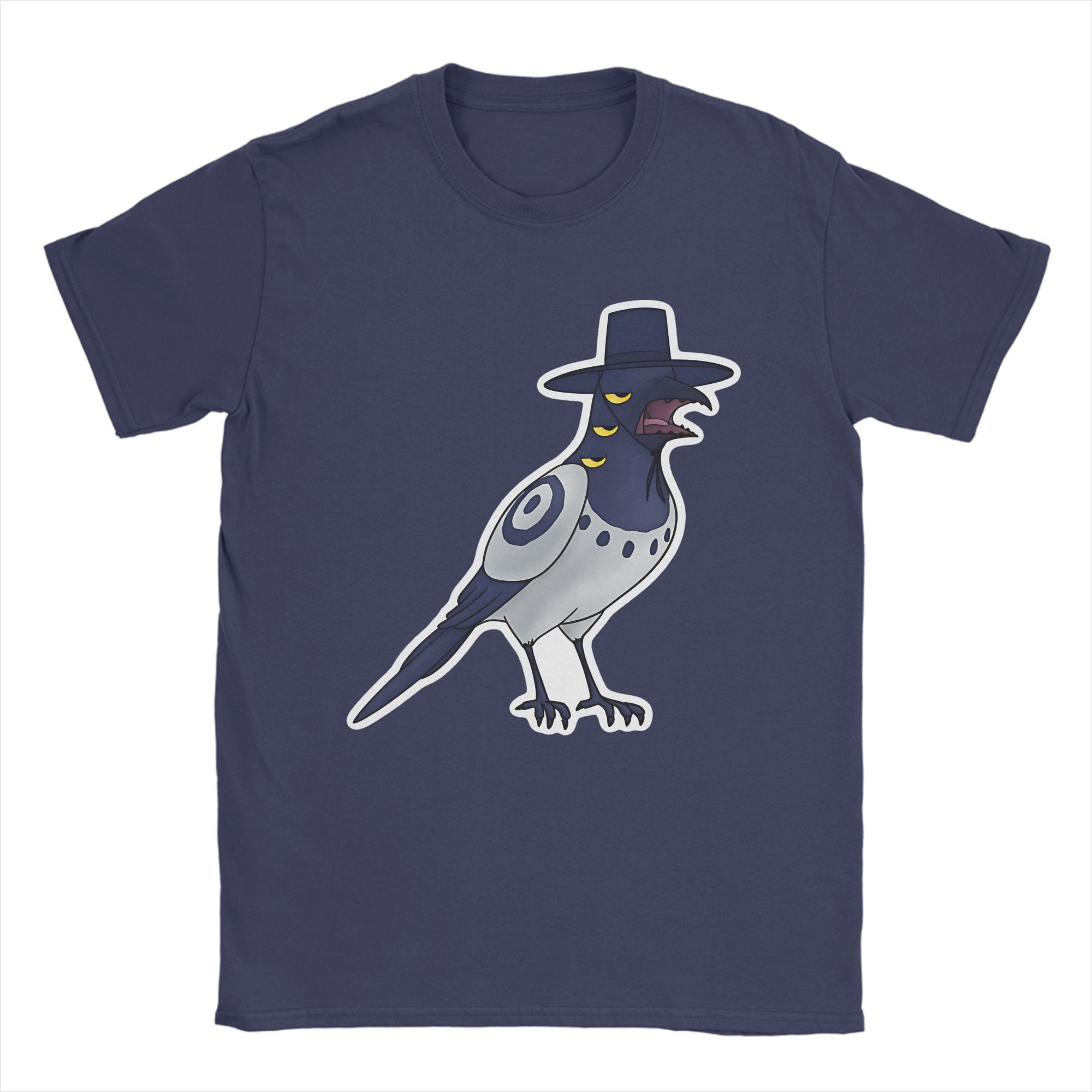 

Fashion K-Pop Demon Hunters Magpie T-Shirts Men Crewneck Pure Cotton T Shirts Short Sleeve Tee Shirt Printed Clothes 4XL