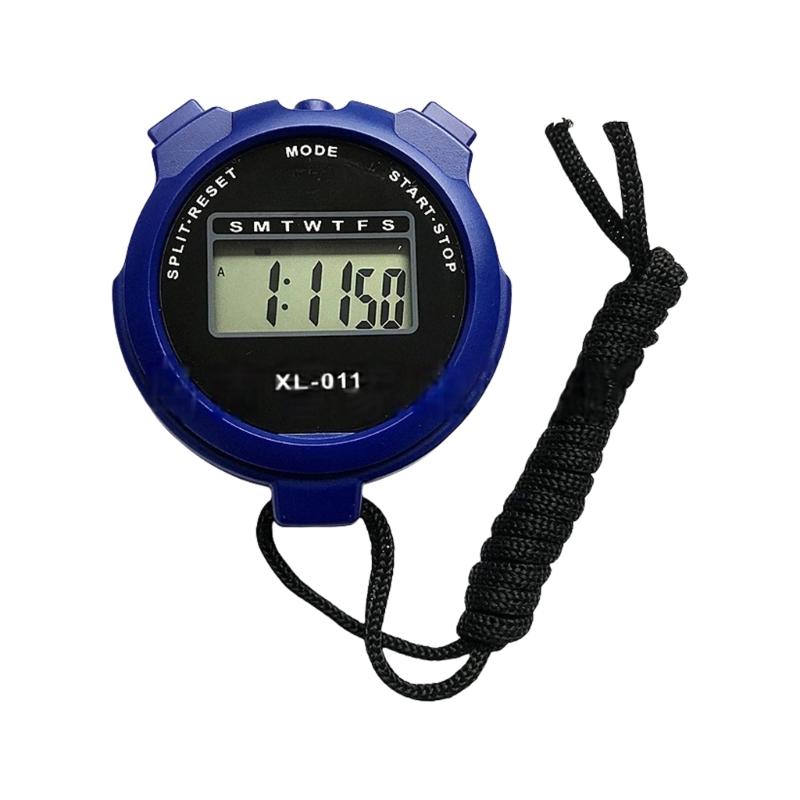 Chronograph Stop Watch Electronic Stopwatch Portable Outdoor Running Training Timer Handheld Digital Coaches Timer