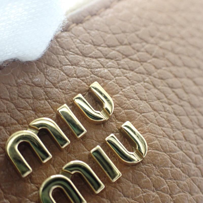 MIUMIU 5MC0932C3Y Card Case cognac/Brown Calfskin Women