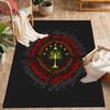 Lord Rings Symbol Carpet Suitable for Outdoor Foyer Living Rooms Entryway Antislip Carpet Anime Office Decor Spiritual Gift