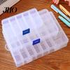 Jewelry 10/15/24 Grids Box Wear-resistant Space-saving Transparent Organizer Small Earring Storage for Travel Case