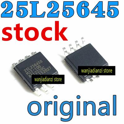 5pcs 32MB FLASH MX25L25645 SOP8 MX25L25645GM2I-10G Substitutions  W25Q256 32 MB FLASH Memory Chips, 256 Mbit SOP8