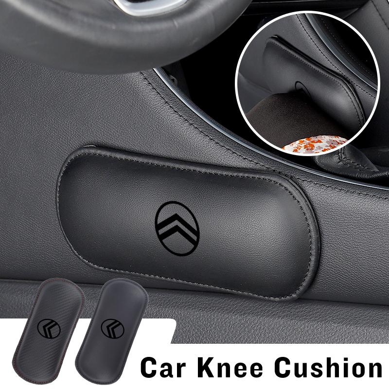 AIU1 Car Knee Pad Leg Knee Cushion Car Door Armrest Accesseries For Citroen C4 C3 C5 C1 C2 Berlingo Celysee Cactus Picasso Aircross