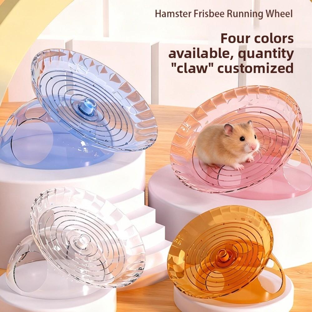 Kunststoff Hamster Laufrad Rutschfester Spinner Lauffläche Rennscheibe Renn Nagetier Roller Spielzeug Käfig Zubehör
