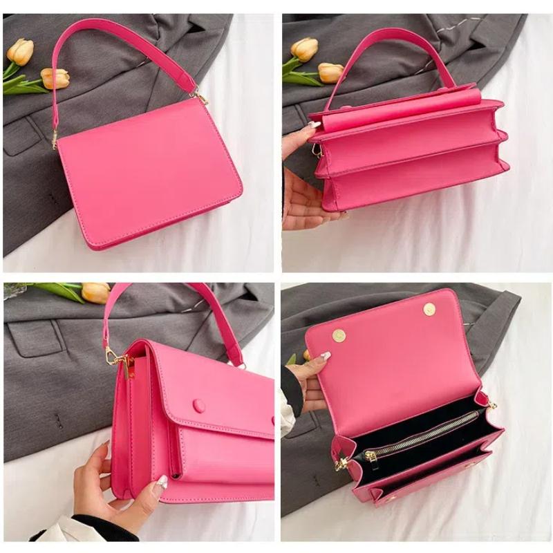 Mode frauen Platz Tasche Neue Pu Textur Schulter Tasche Freizeit Tote Handtasche Designer Handtasche Einfache Weibliche Schräge Span Tasche