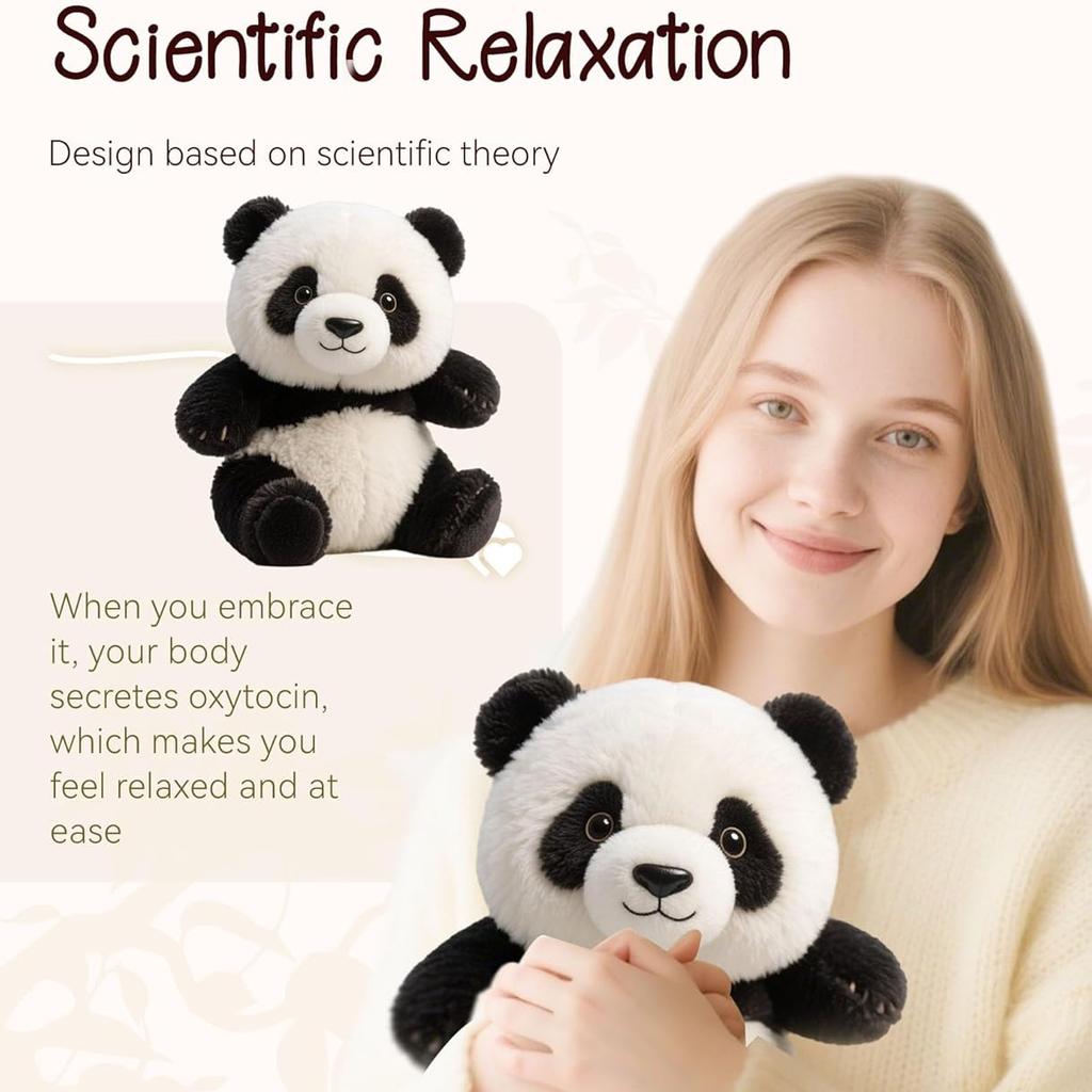 The Pandy– Emotional Healing On Demand, The Pandy Hug Motion - Ultra-Soft Emotional Support Stuffed Animal for Stress Relief & Comfort