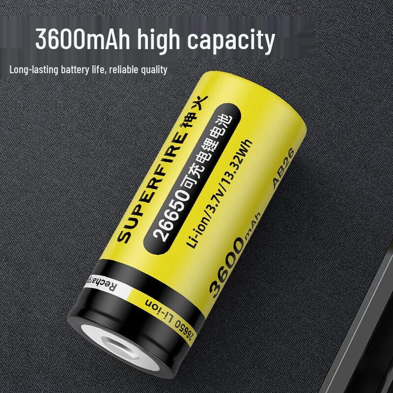 SupFire L6-XPE/R5 Rechargeable LED Flashlight