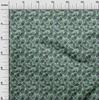oneOone Cotton Flex Green Fabric Batik Diy Clothing Quilting Fabric Print Fabric By Yard 40 Inch