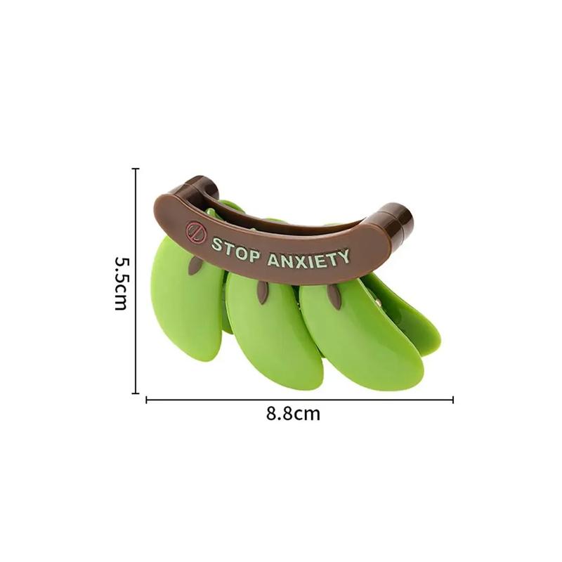 Banana Shaped Food Snack Bag Sealing Clips | 2-in-1 Magnetic Fridge Magnets For Kitchen Organization Home Decoration