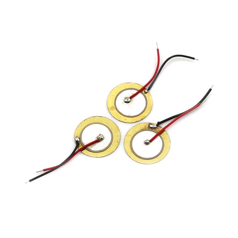 10 ks Piezoelektrická Piezo Keramická Destička Dia 15Mm Pro Bzučák Reproduktor