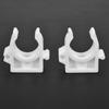 20pcs Plastic Pipe Clips U-Shaped Pipe Holders Durable Pipe Clamps  Gas Pipe Support