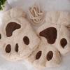 Adorabili guanti di peluche a forma di zampa di gatto, guanti di peluche, caldi e morbidi, senza dita, morbidi, da orso, guanti da costume, mezze dita