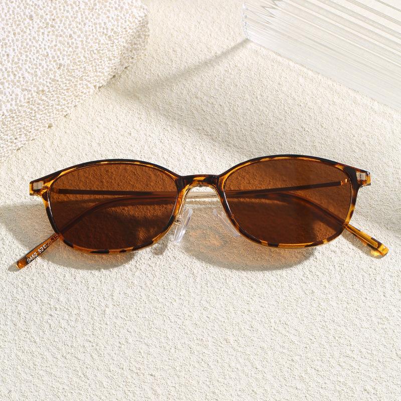 Korean Style Men Women Sunglasses Oval Shape UV Protection Female Sun Glasses Sunglasses for Women