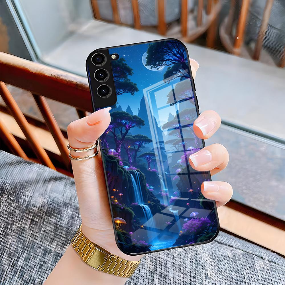 

A-Avatar Phone Case For Samsung A25 A13 A33 5G A54 A36 A35 A56 A52 A14 Shockproof Glass Cover Samsung A36