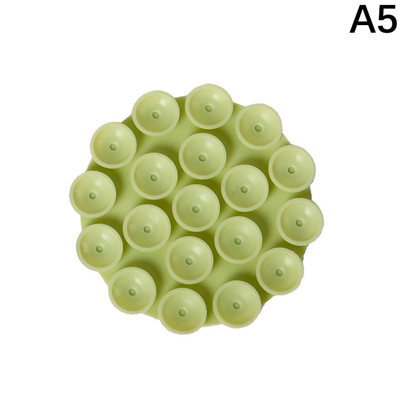 Double Side Silicone Suction Pad For Mobile Phone Fixture Suction Cup Backed Adhesive Rubber Sucker Pad For Fixed Pad