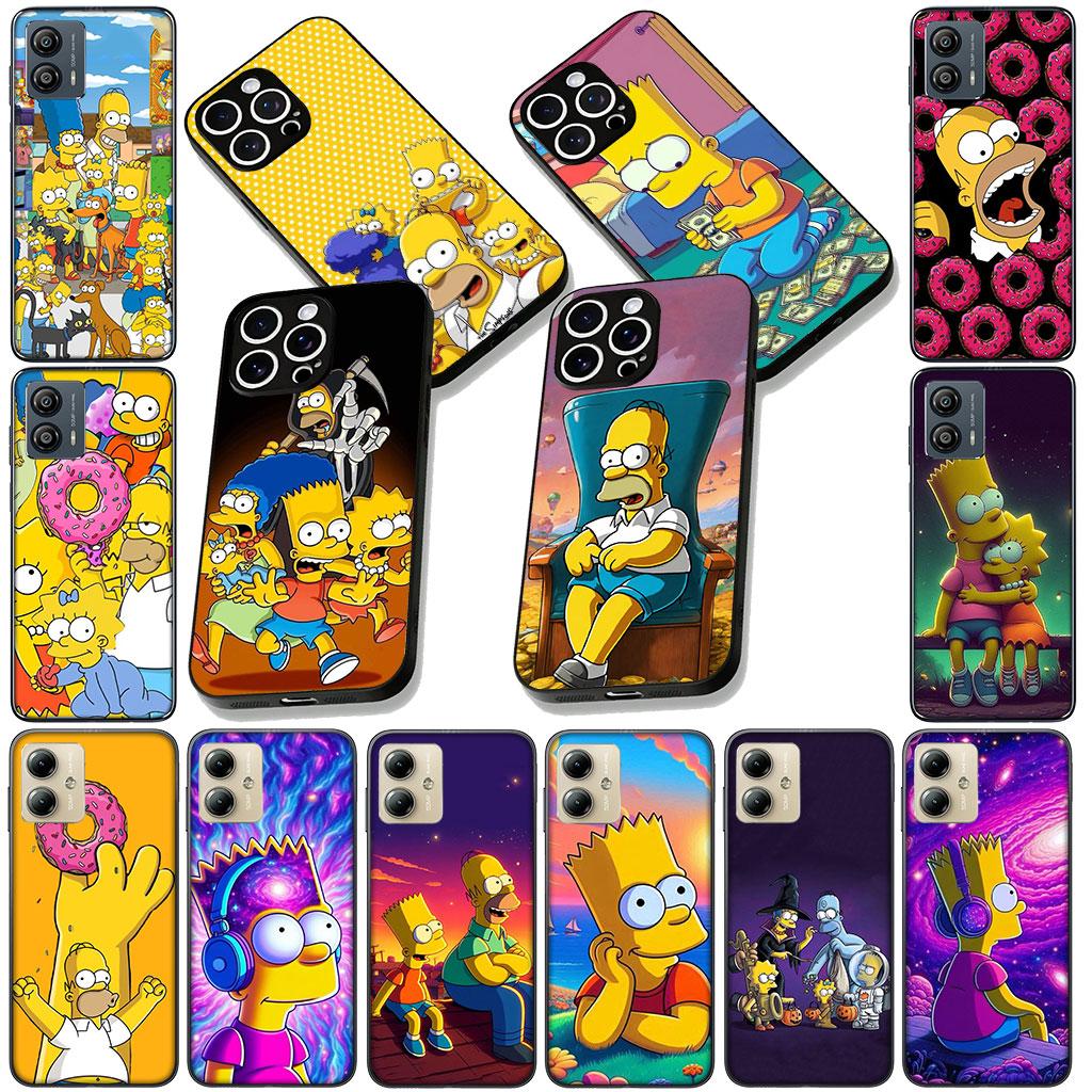 Phone Cover for Motorola Moto Edge 70 60 Fusion NEO Pro G Stylus G56 G96 G52 G04 G05 20 Casing Case S-Simpsons Comics Bart