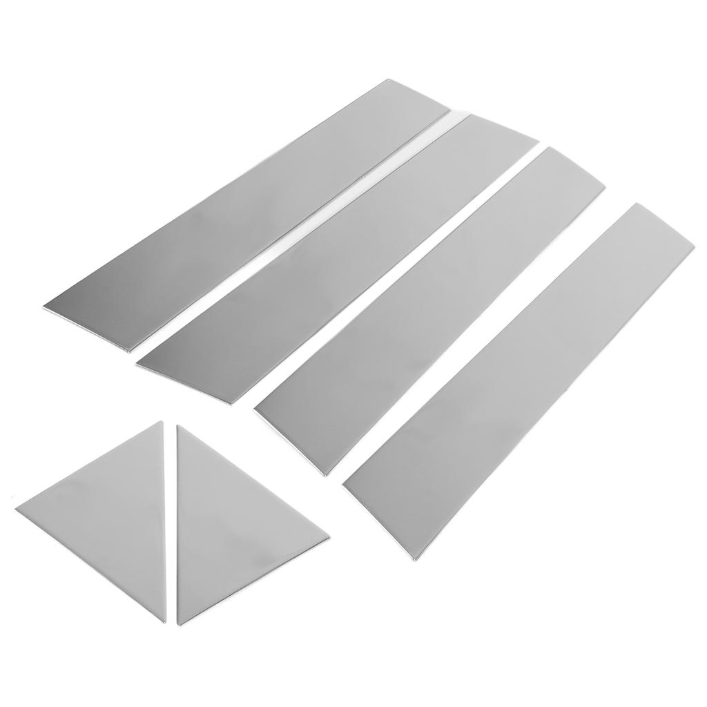 6pcs Door Window Chrome Pillar Post Trim 304 Stainless Steel Car Accessories Replacement for Chrysler 300 300c 2005‑2010