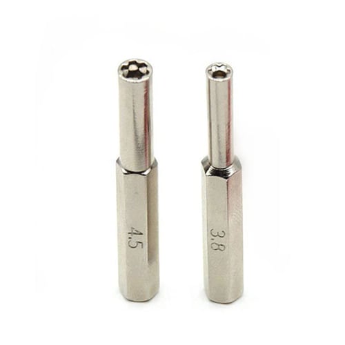 TSUCIA Screwdriver, Special Screwdriver, Precision Screwdriver, Hexagonal, 3.8mm, 4.5mm, 2 Pieces (Set of 2)